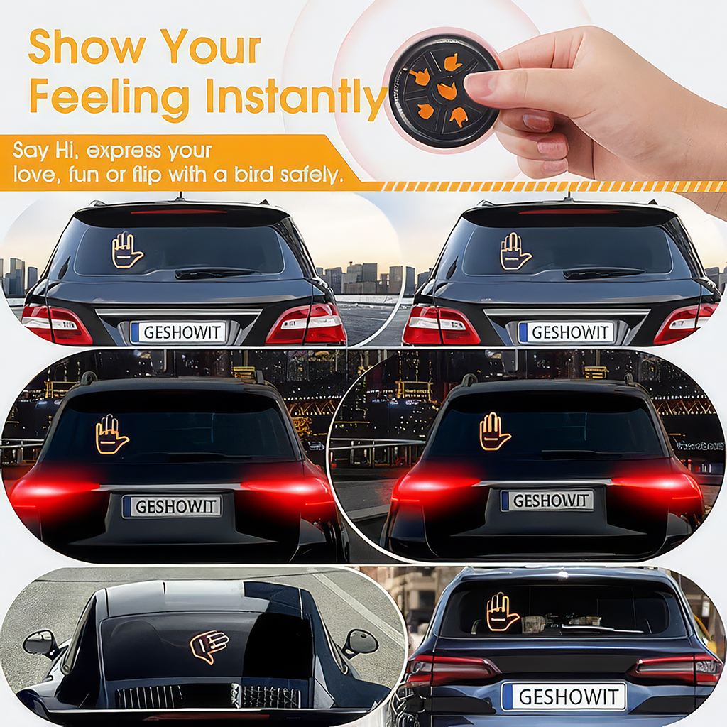 Car Finger Sign