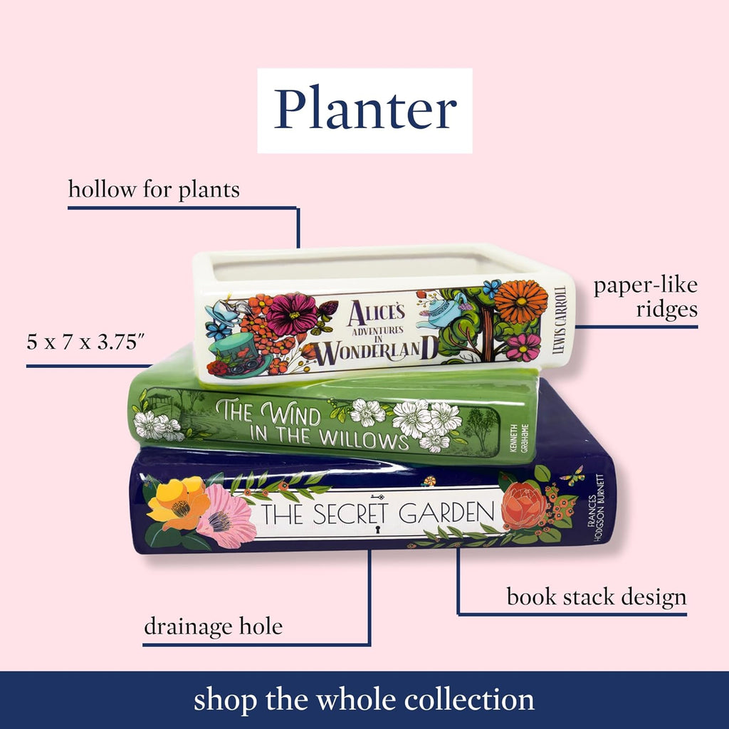 Original Small Book-Shaped Decorative Planter
