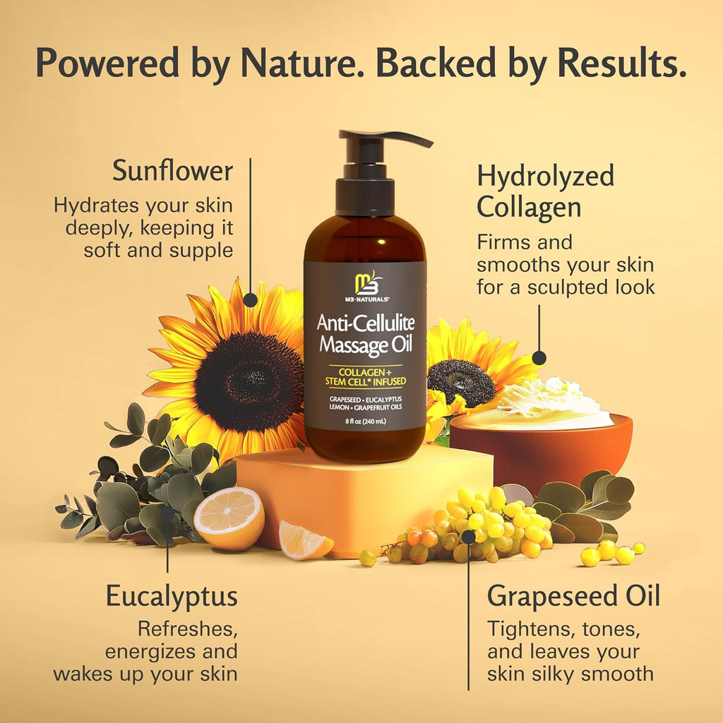 Firming Body Massage Oil with Collagen & Stem Cell
