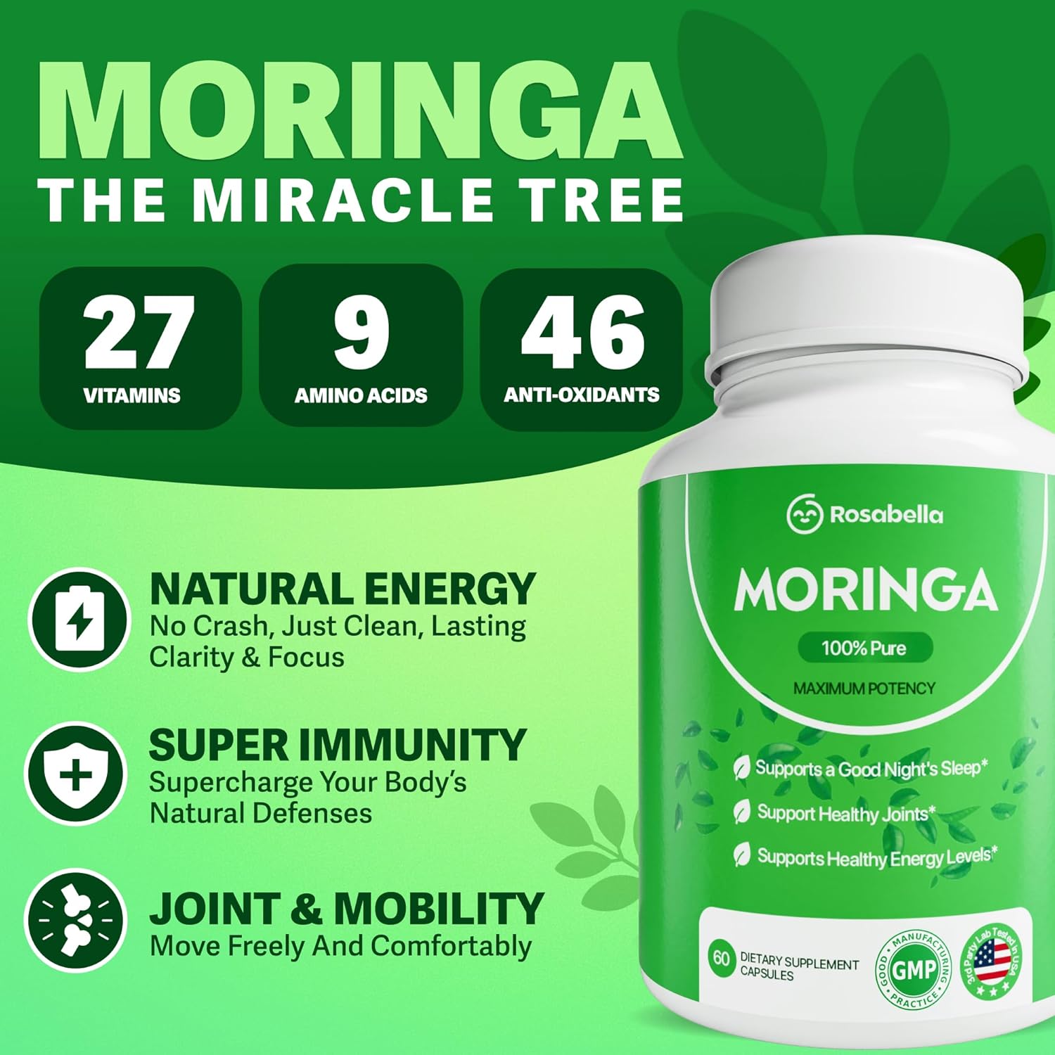 Rosabella Moringa Capsules