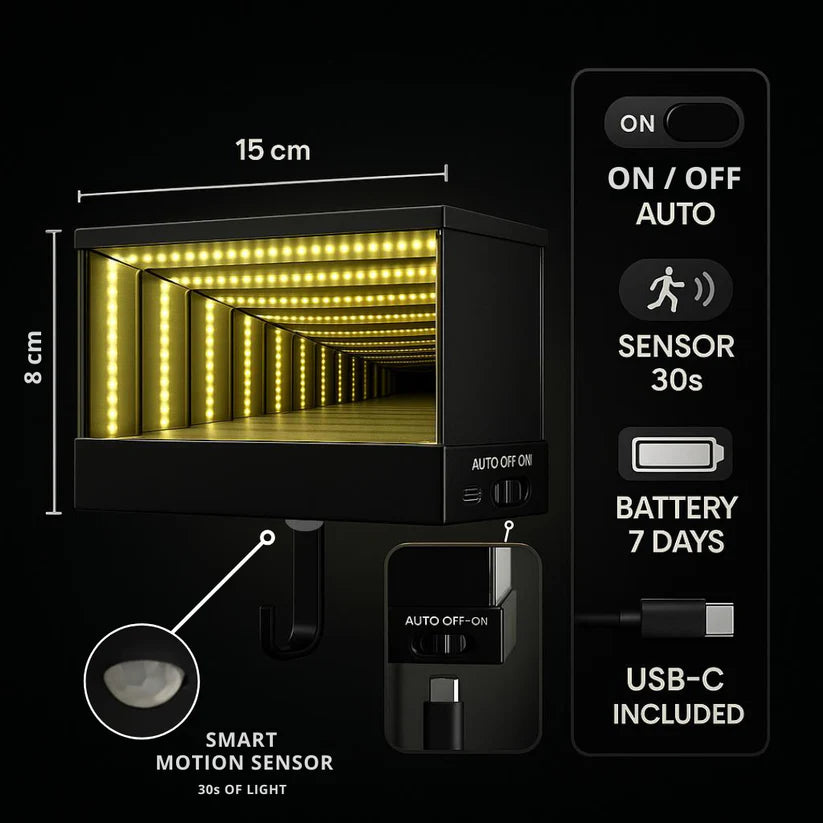Infinity LED key holder