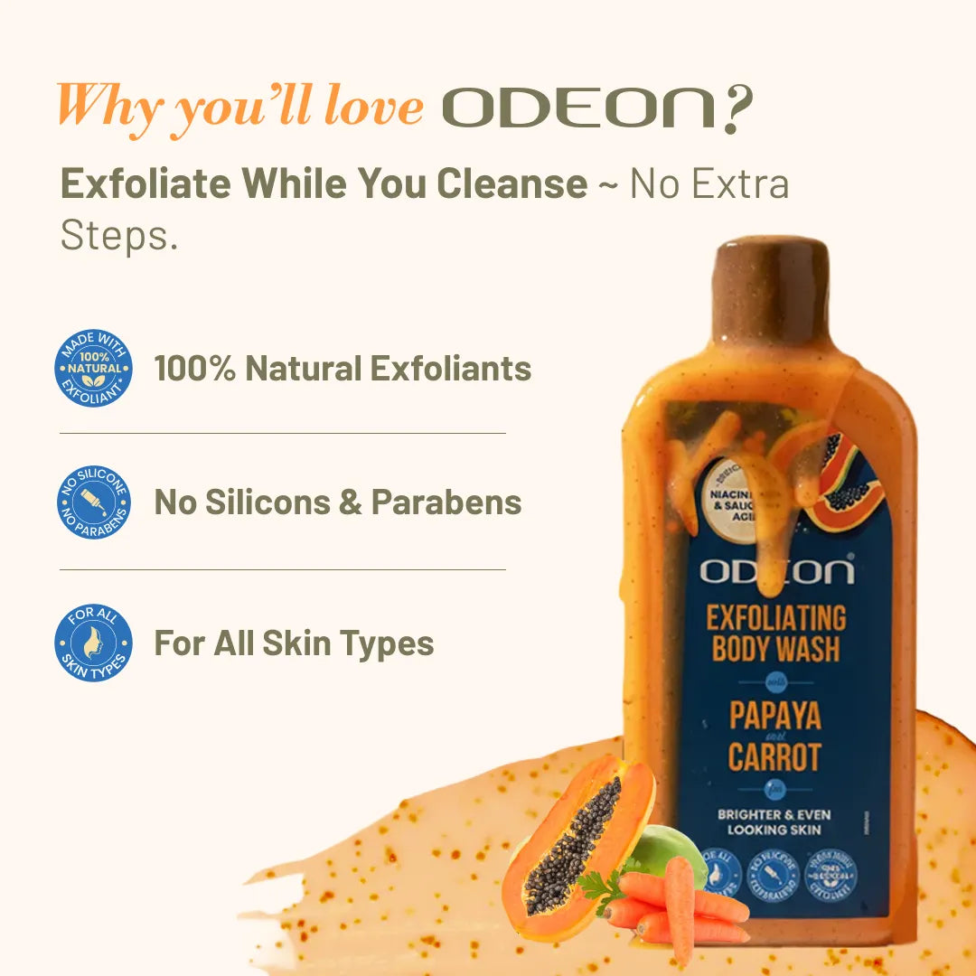 Papaya & Carrot Exfoliating Body Wash